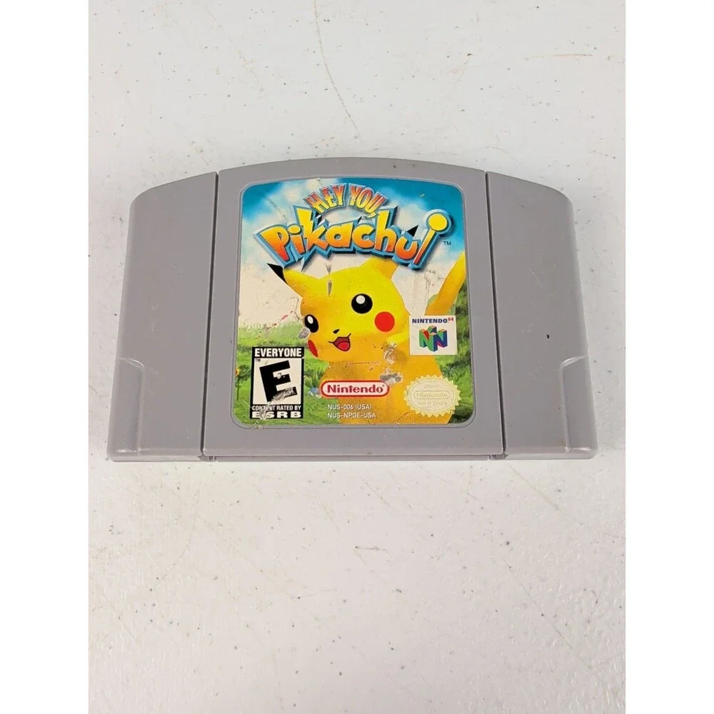 Hey You, Pikachu (Nintendo 64 N64) Authentic Game Cartridge Tested Works